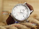 Perfect Replica IWC Portofino SS Brown Leather Watch Simple Style